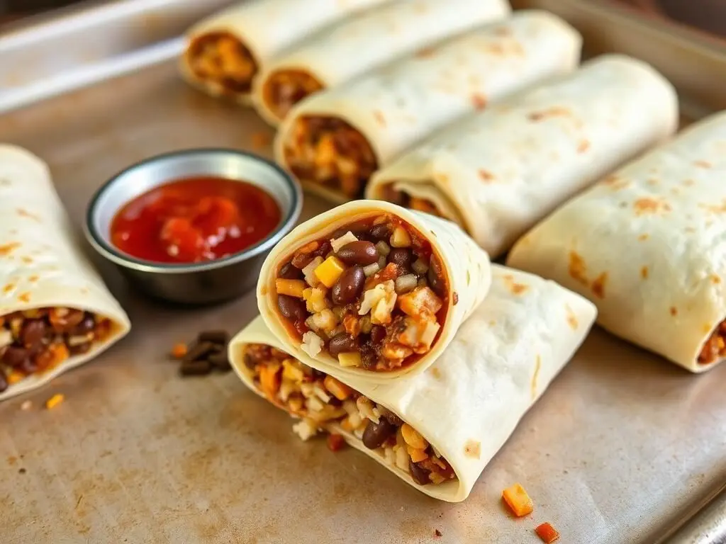 Bean Burritos wrapped in foil, perfect dirt cheap dinners for busy moms on the go Bean Burritos wrapped in foil, perfect dirt cheap dinners for busy moms on the go