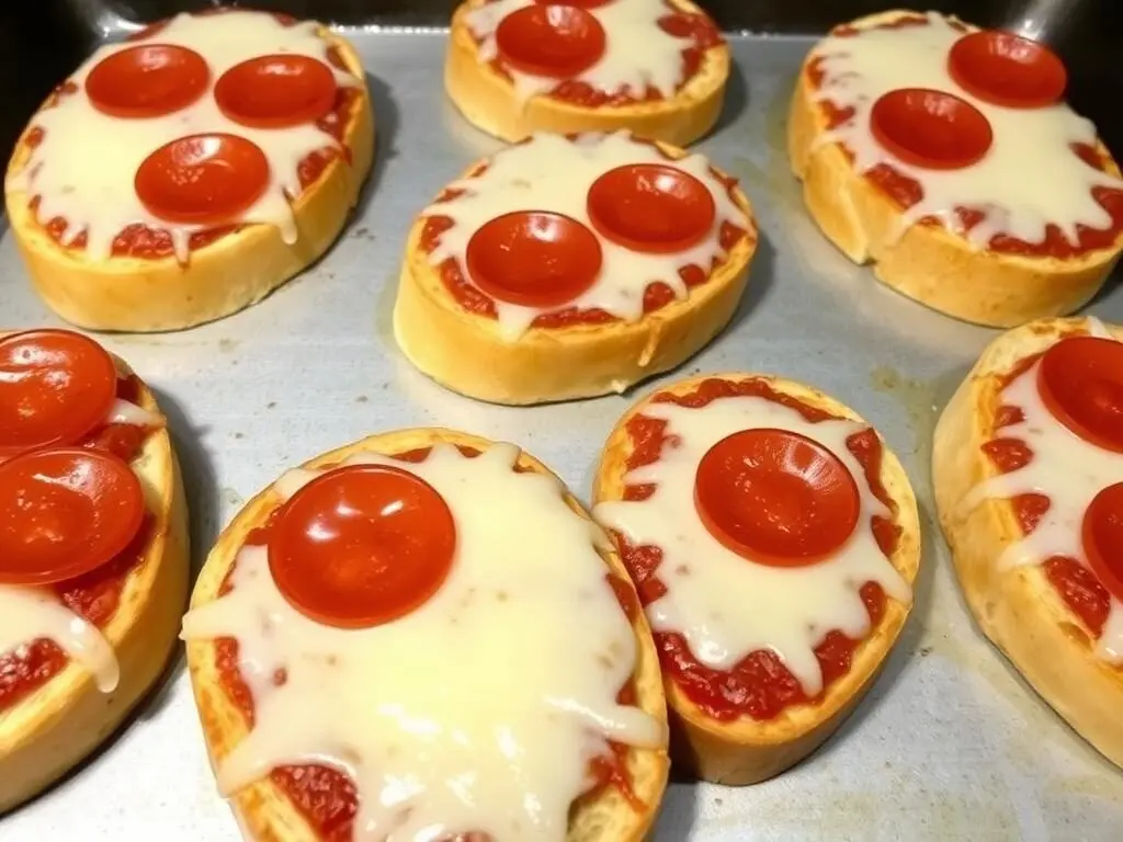 Garlic Toast Pizzas with cheese and toppings, a kid-friendly dirt cheap dinner for busy moms Garlic Toast Pizzas with cheese and toppings, a kid-friendly dirt cheap dinner for busy moms