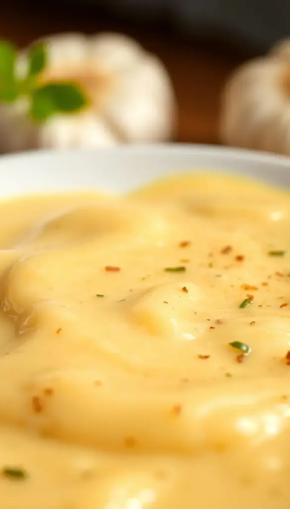 A creamy, luscious casserole sauce glistens in the soft, natural lighting. The foreground features a smooth, velvety texture, with a rich, buttery undertone. The middle ground showcases a subtle blend of herbs and spices, adding depth and complexity to the sauce. In the background, a slight shimmer of cream and a hint of garlic create an inviting, homemade atmosphere. The entire scene is captured with a shallow depth of field, drawing the viewer's attention to the captivating, mouthwatering sauce. A creamy, luscious casserole sauce glistens in the soft, natural lighting. The foreground features a smooth, velvety texture, with a rich, buttery undertone. The middle ground showcases a subtle blend of herbs and spices, adding depth and complexity to the sauce. In the background, a slight shimmer of cream and a hint of garlic create an inviting, homemade atmosphere. The entire scene is captured with a shallow depth of field, drawing the viewer's attention to the captivating, mouthwatering sauce.
