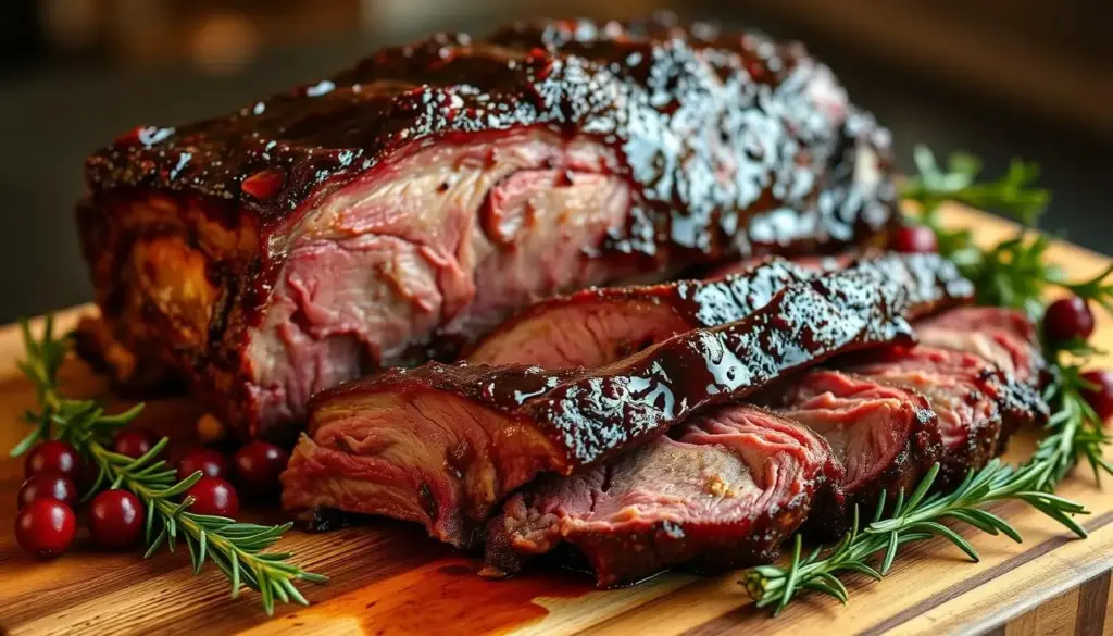 Bourbon-Glazed Holiday Ribs for Christmas Food Ideas 2025