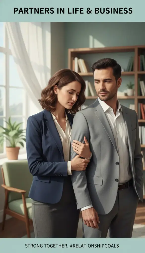 Woman showing clingy behavior with her partner, representing women starved of affection