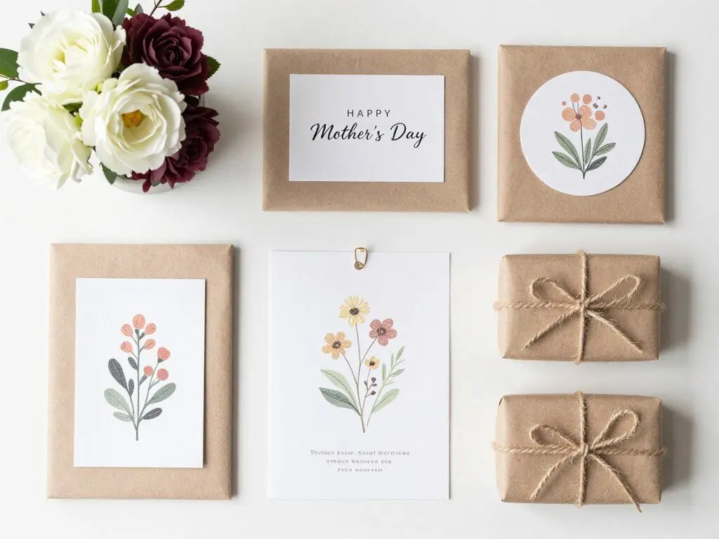 Budget-friendly Mother's Day gifts arranged beautifully