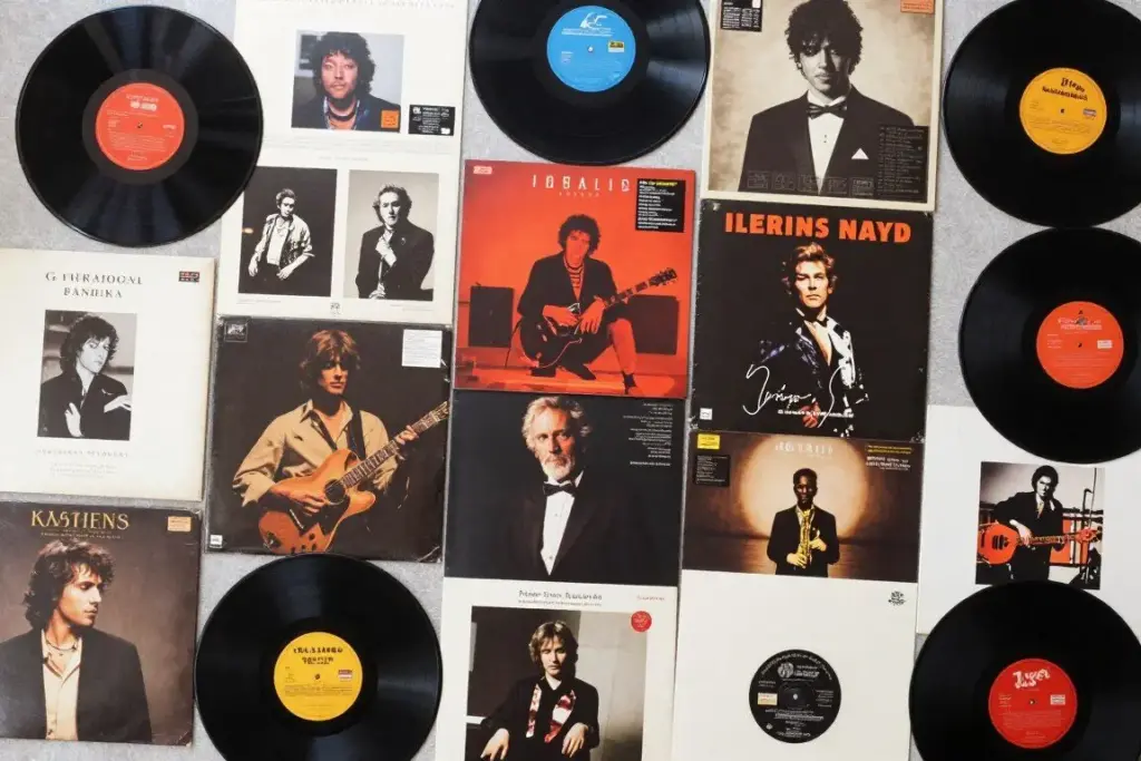 Collection of valuable vinyl records that sell well on eBay