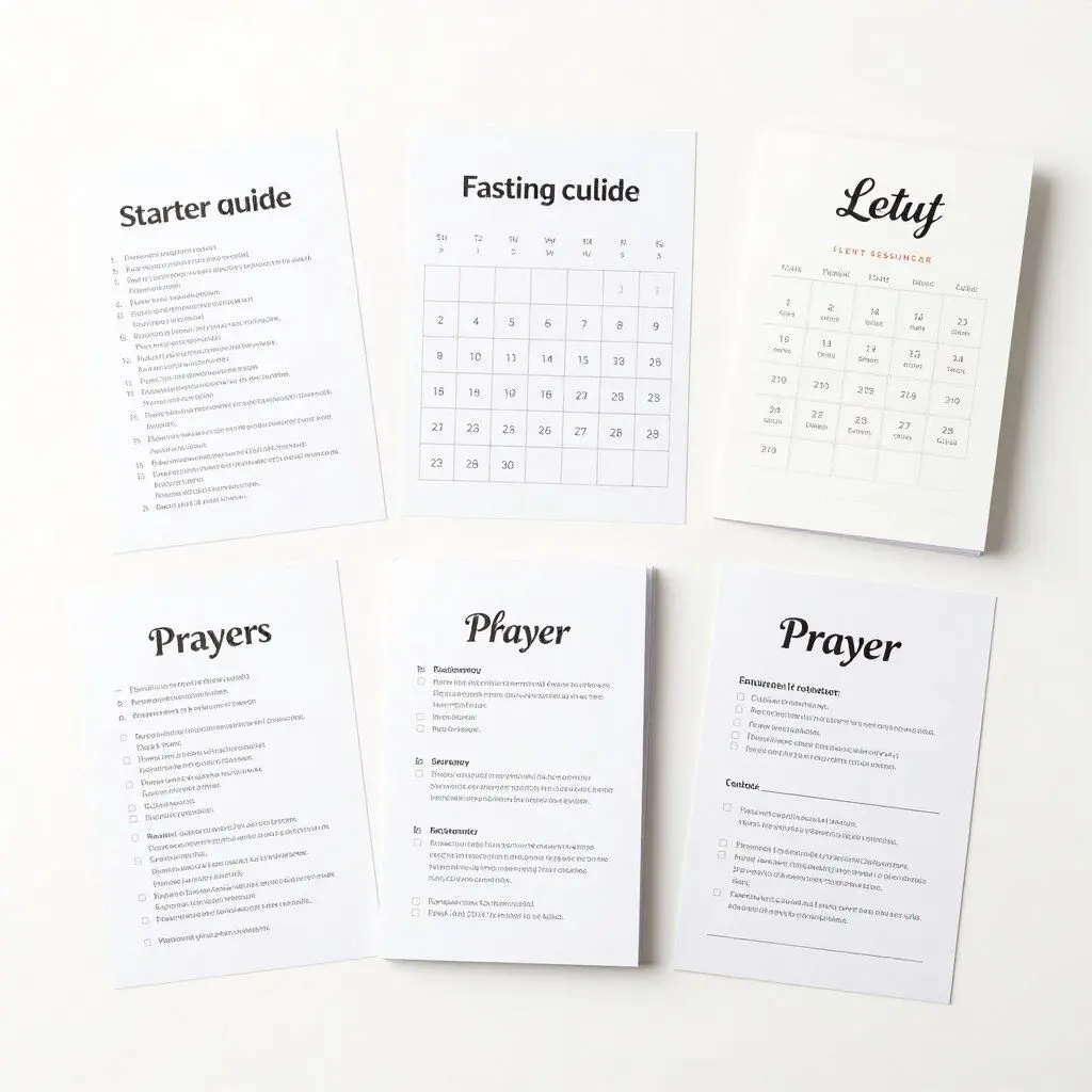 Complete Lent resource bundle with multiple guides and tools