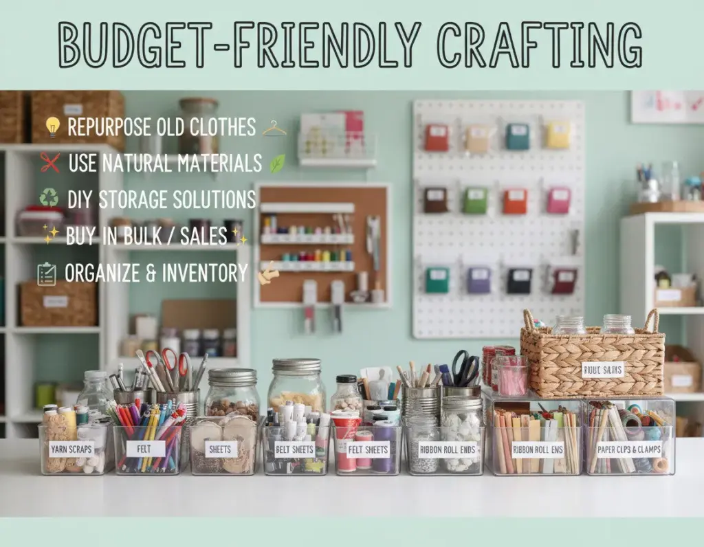 Craft supplies and organization tips