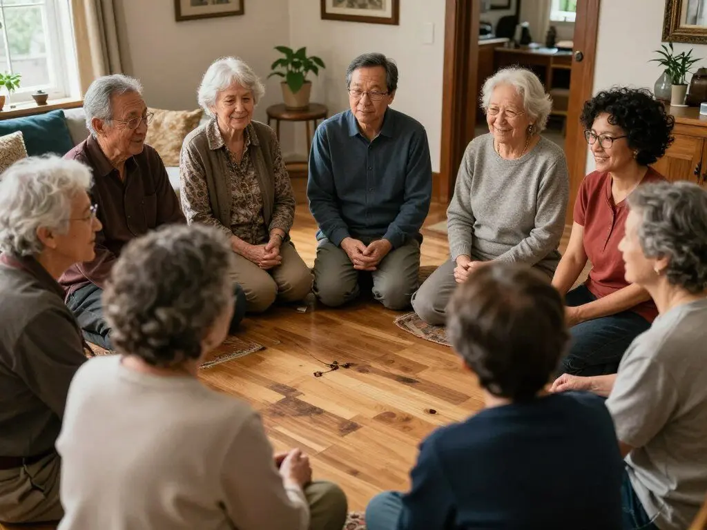Family supporting each other through Lent prayers and practices