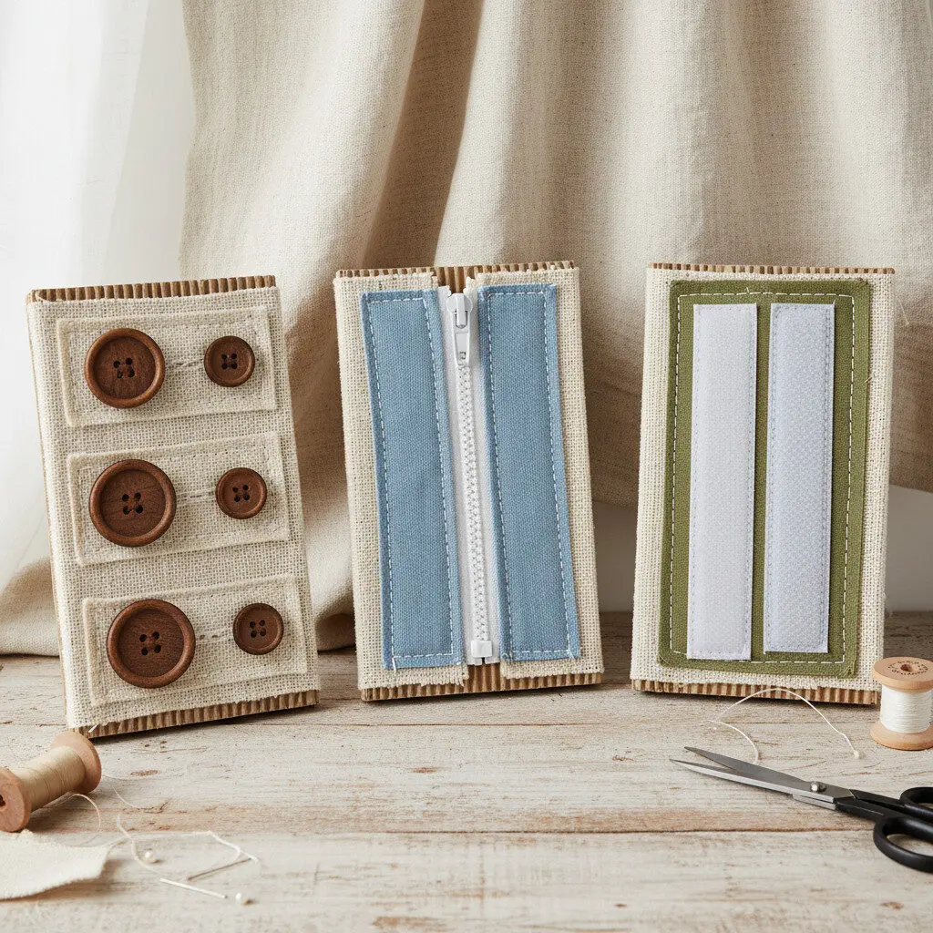 Homemade dressing frames with different fasteners