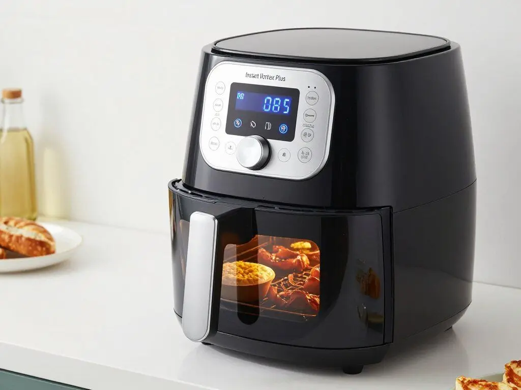 Instant Vortex Plus ClearCook air fryer with transparent viewing window