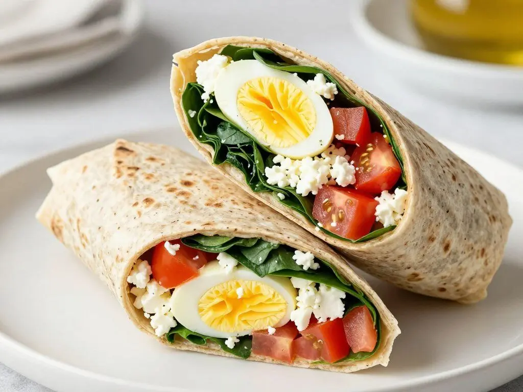 Mediterranean breakfast wraps from Weekly Meal Plan 2026 Mediterranean breakfast wraps from Weekly Meal Plan 2026