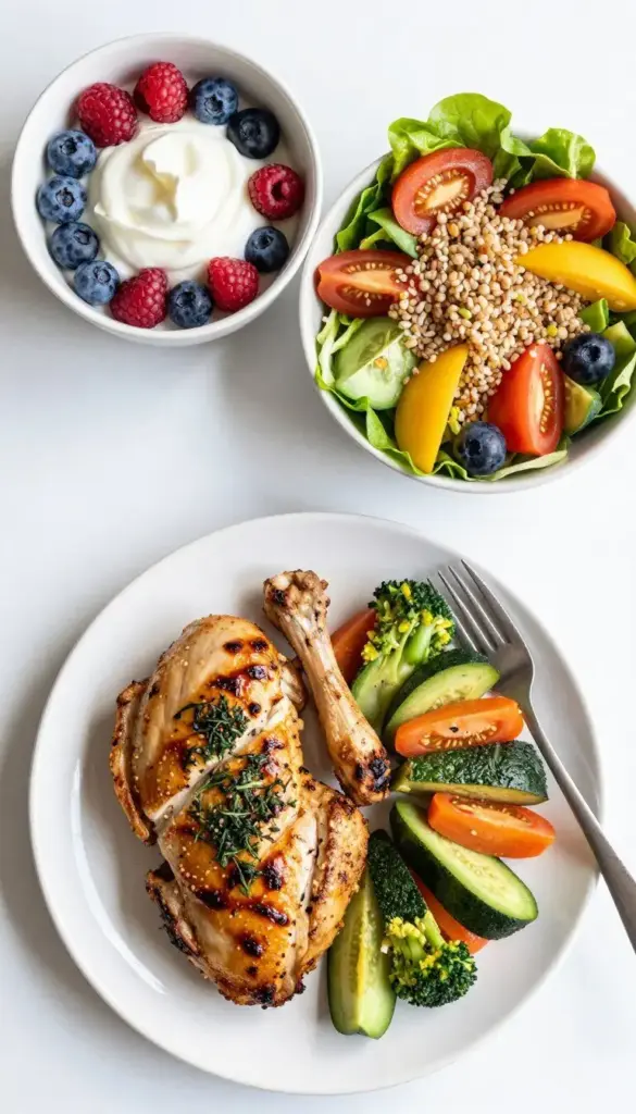 Monday's meals from Weekly Meal Plan 2026 featuring protein breakfast bowls Monday's meals from Weekly Meal Plan 2026 featuring protein breakfast bowls