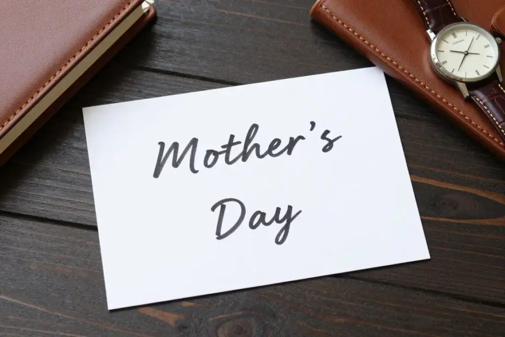 Mother's Day wishes from son with masculine card design