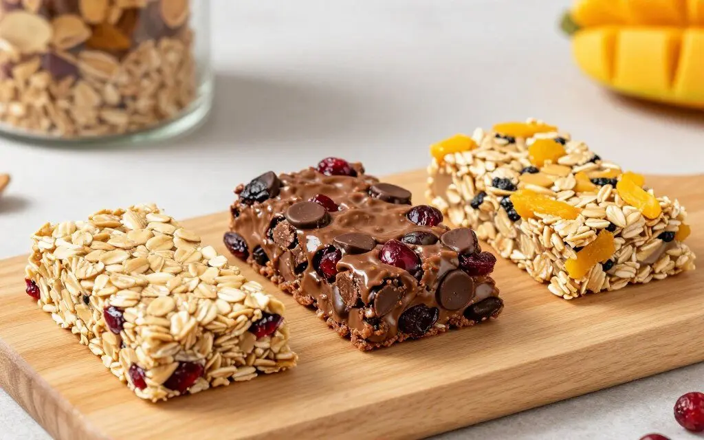 Multiple flavors of toddler oatmeal bars