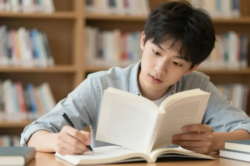 Person embracing learning and growth mindset