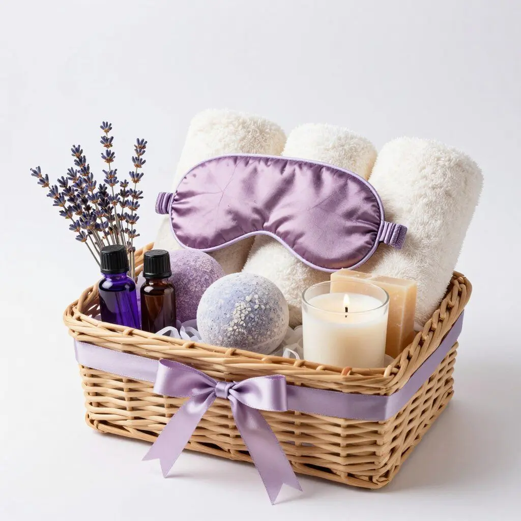 Personalized spa gift basket for Mother's Day