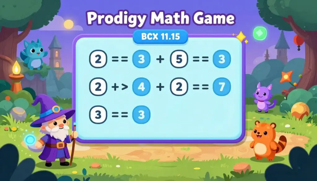 Prodigy Math Game fantasy world with math challenges