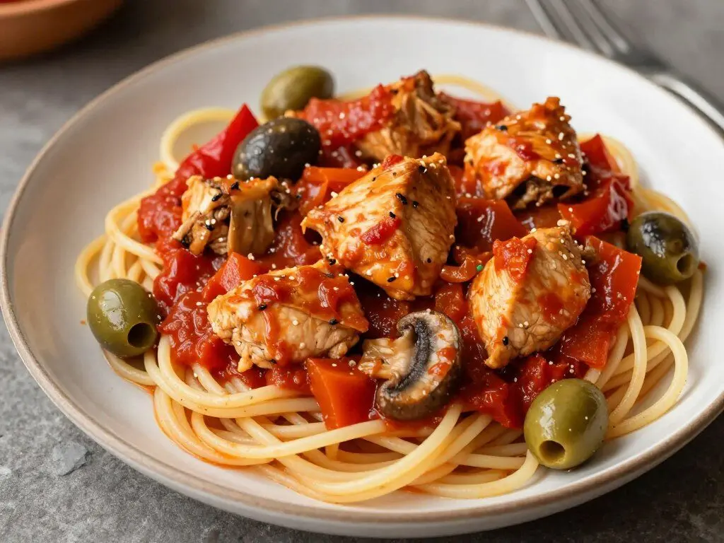 Slow cooker chicken cacciatore from Weekly Meal Plan 2026 Slow cooker chicken cacciatore from Weekly Meal Plan 2026