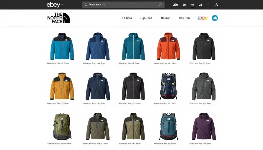 The North Face official eBay store featuring outdoor apparel and equipment