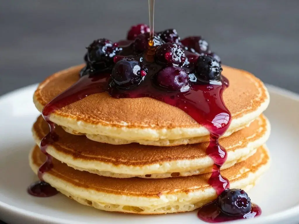 Whole grain pancakes with berry compote from Weekly Meal Plan 2026 Whole grain pancakes with berry compote from Weekly Meal Plan 2026