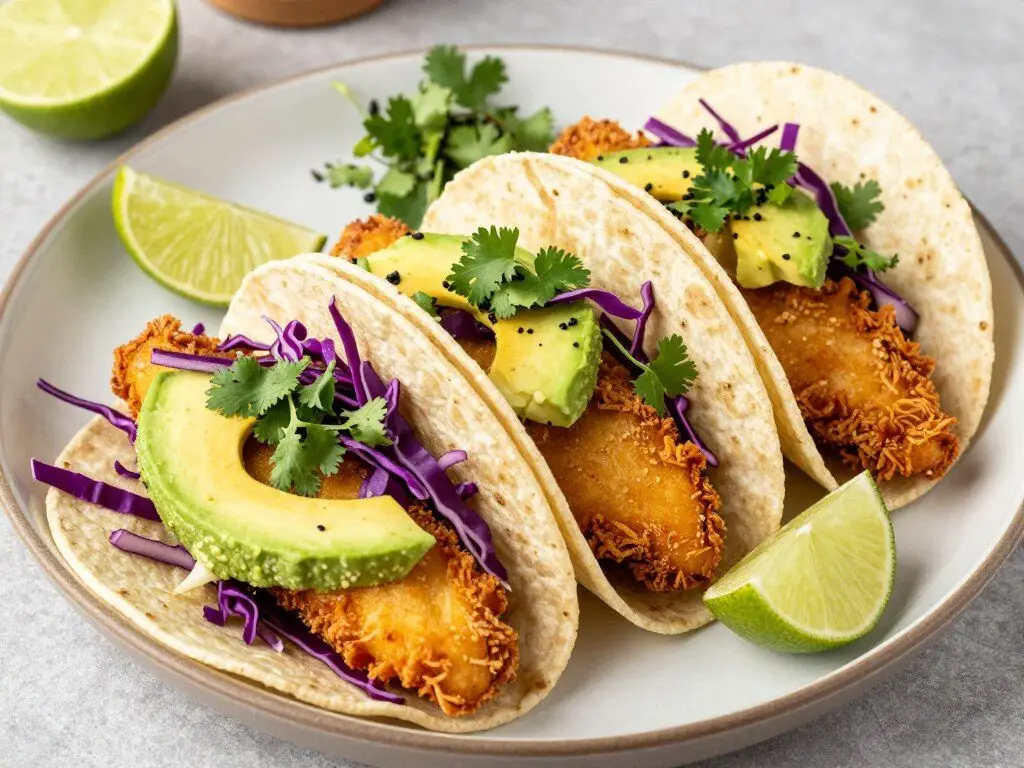 air fryer fish tacos with cabbage slaw and lime air fryer fish tacos with cabbage slaw and lime