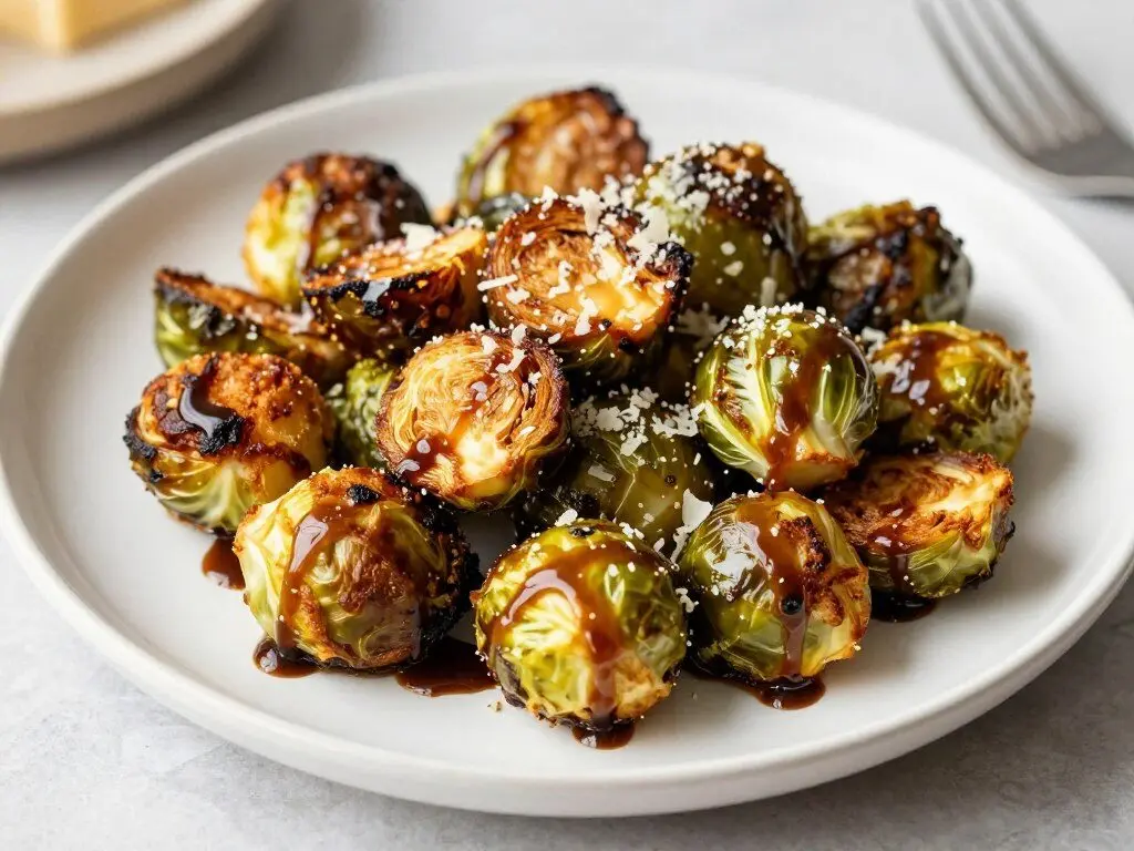 caramelized crispy air fryer brussels sprouts caramelized crispy air fryer brussels sprouts