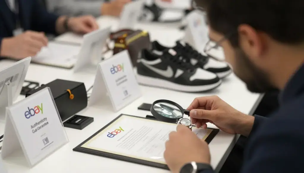 eBay's authentication process for famous brand products