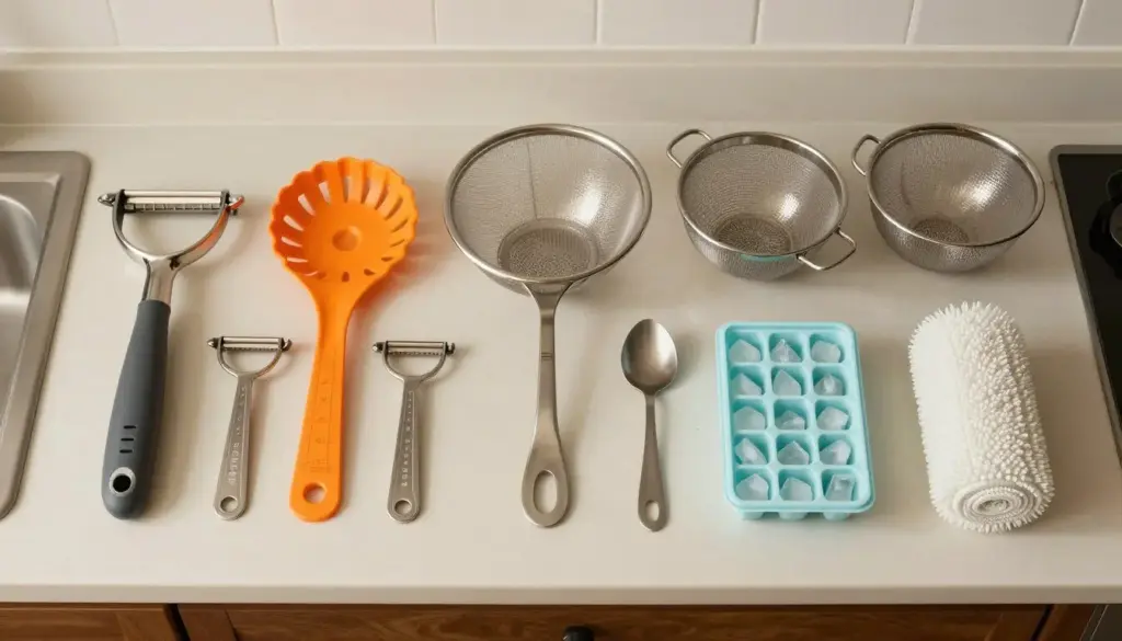 49 Genius Amazon Kitchen Finds You’ll Wish You Bought Sooner arranged in a bright kitchen