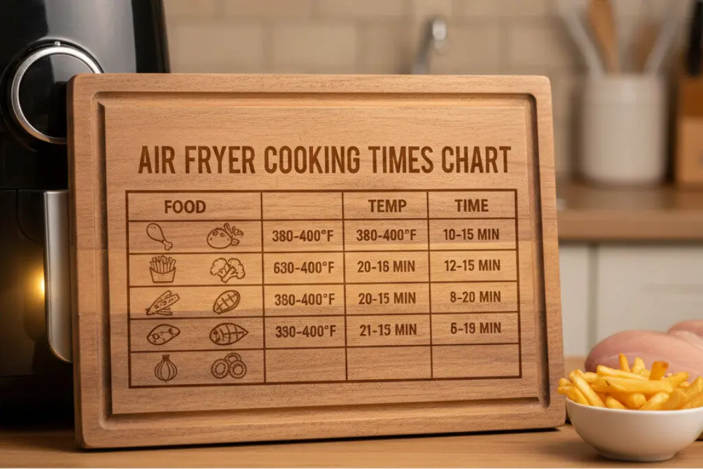 Air Fryer Cooking Times Chart
