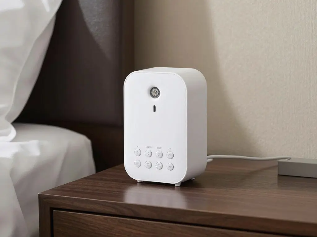 Compact travel white noise machine