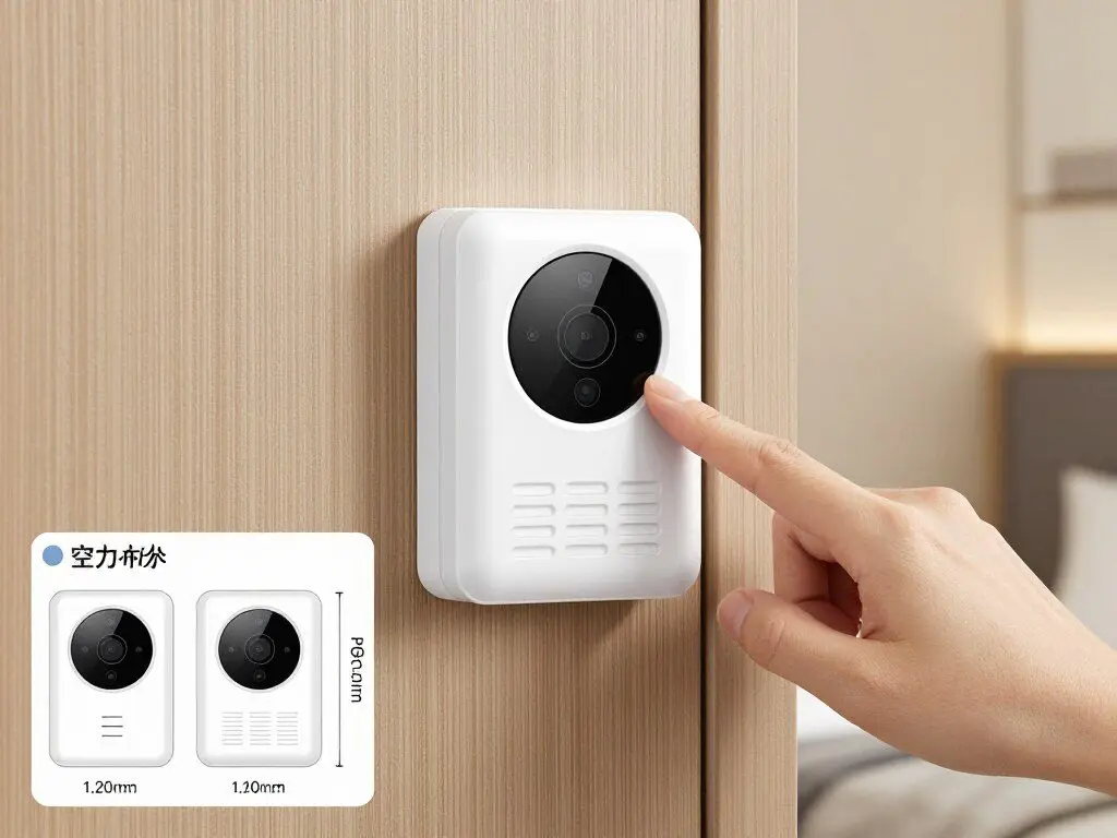 Portable travel door alarm for security