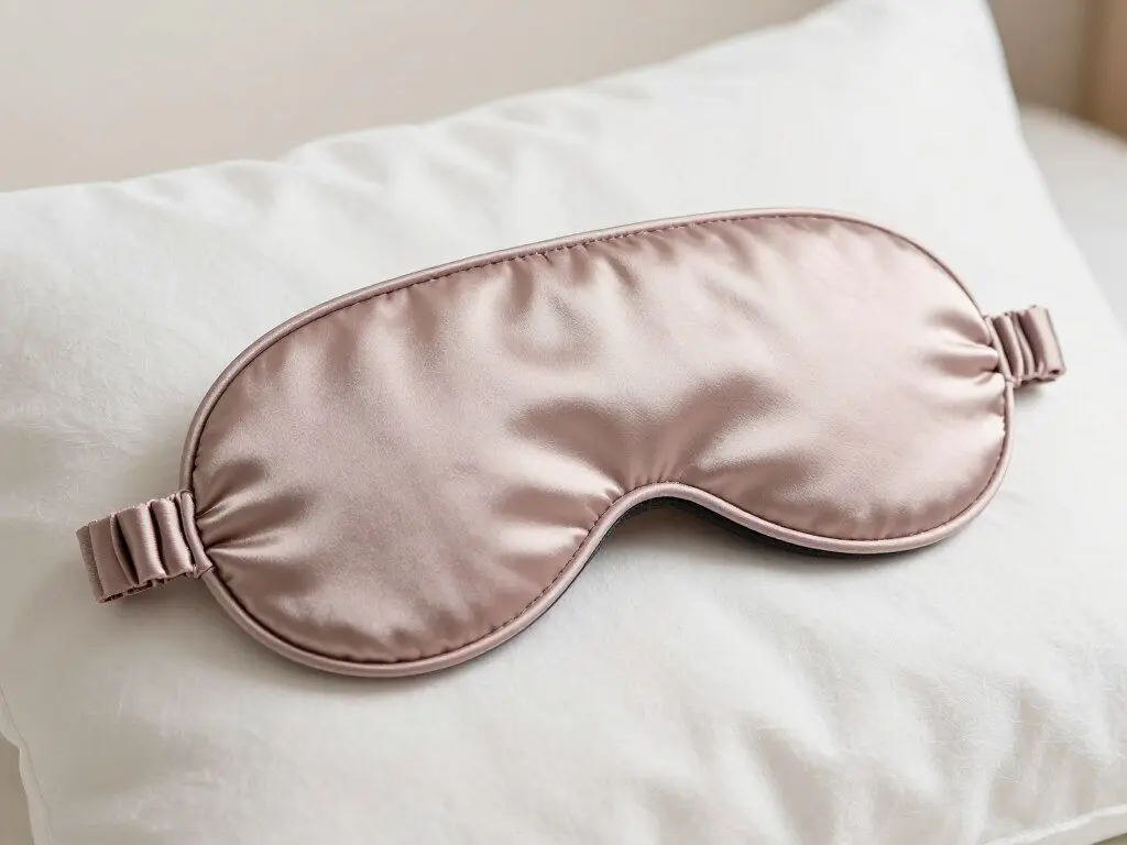 Silk sleep mask for travel