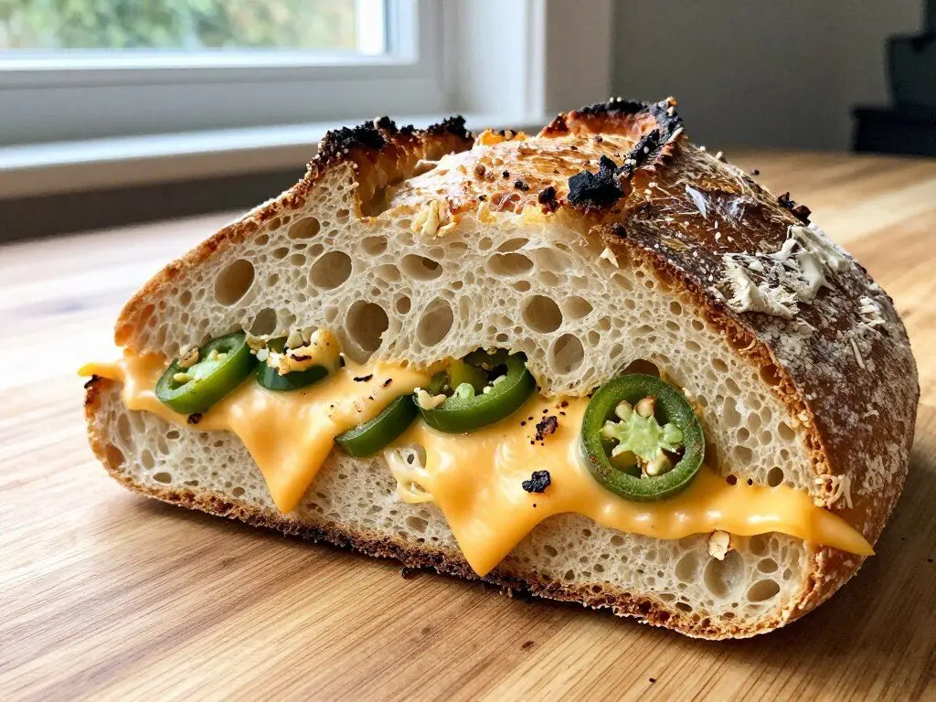 29 sourdough add-ins jalapeño cheddar garlic loaf