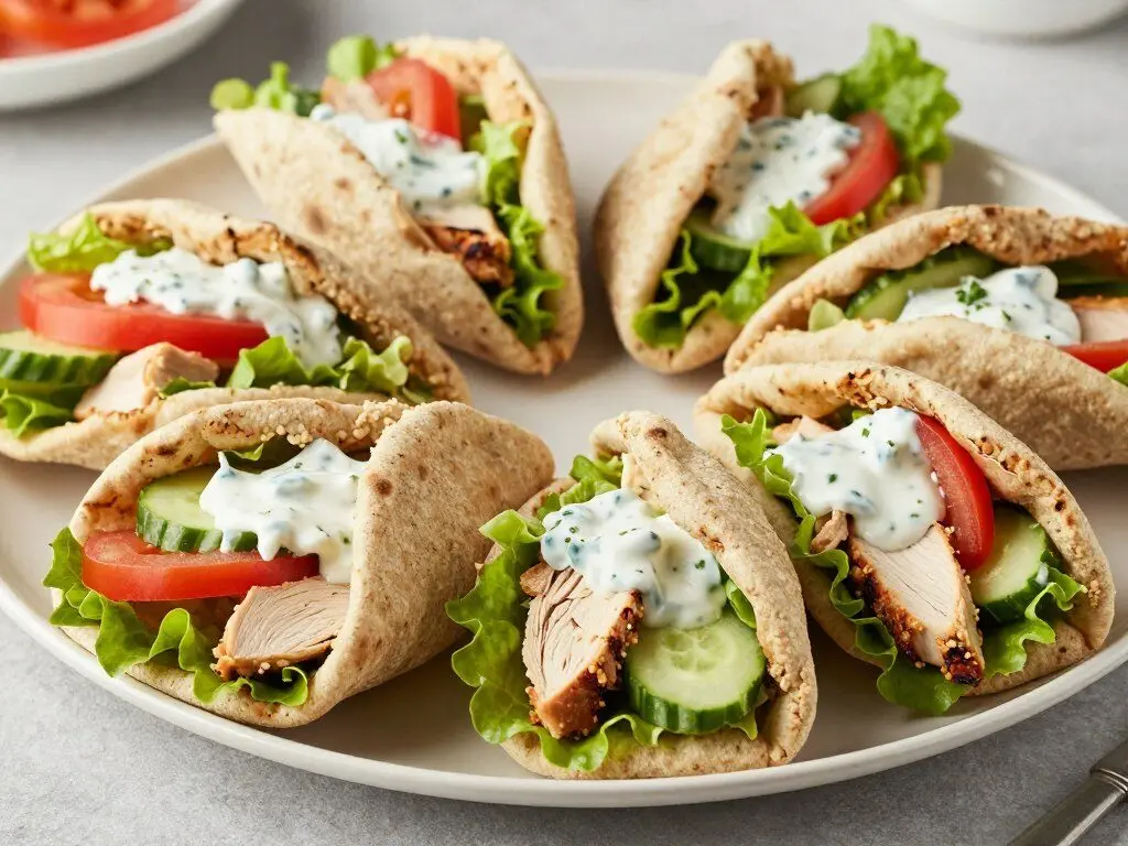 Chicken and vegetable pita pockets for a kid-friendly dinner Chicken and vegetable pita pockets for a kid-friendly dinner