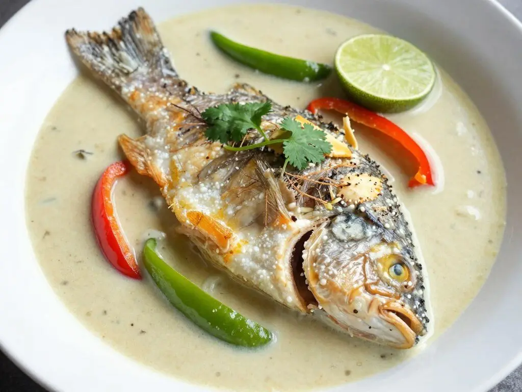 Coconut fish curry in one pot