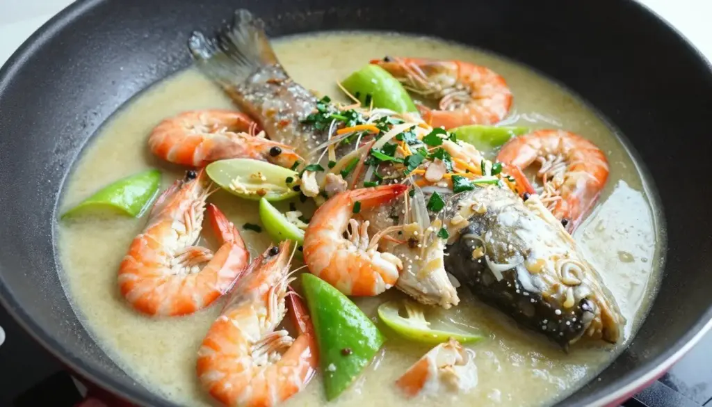 Seafood one pot dinners with fish and prawns