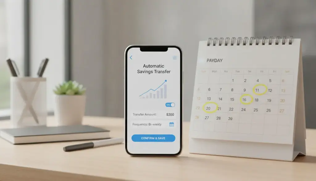 automating savings transfers on payday