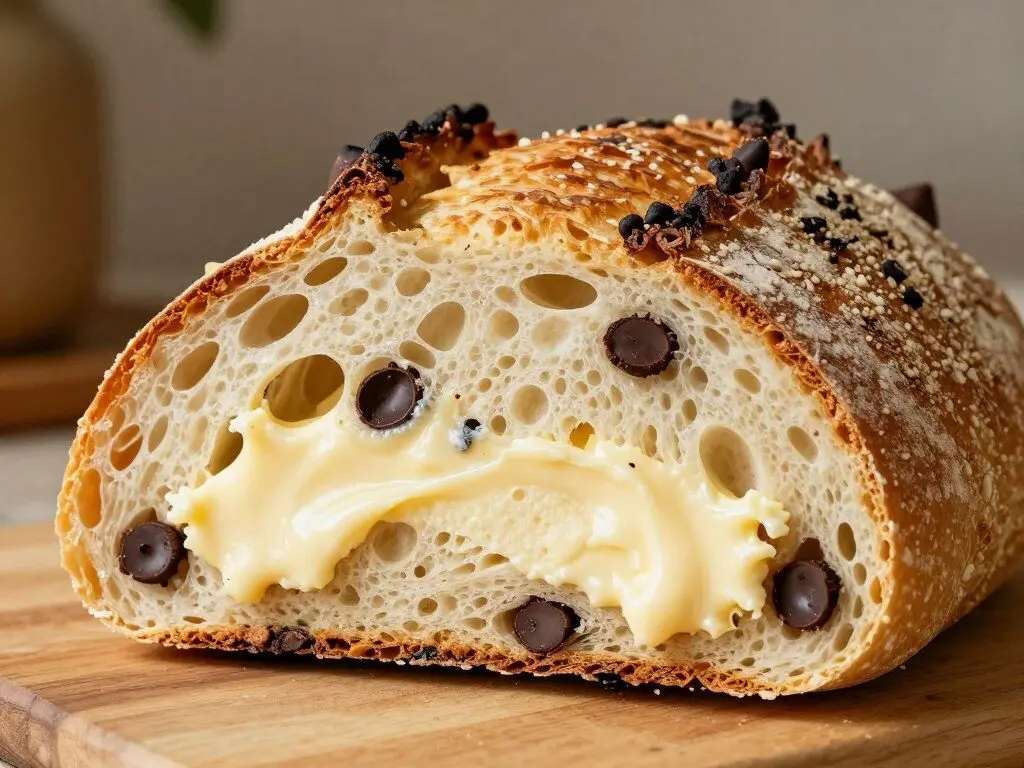 chocolate chips cream cheese sourdough add-ins