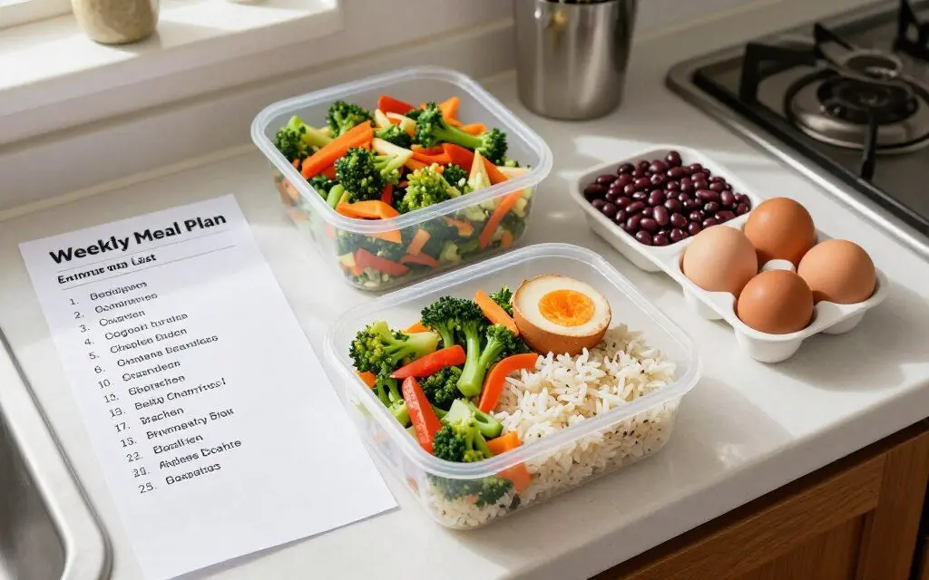 planning affordable meals and a grocery budget